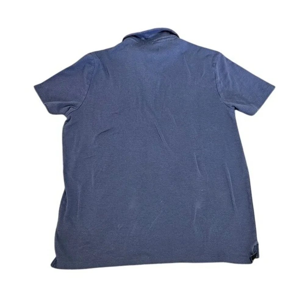 Banana Republic Polo Shirt Men Blue 100% Cotton XL